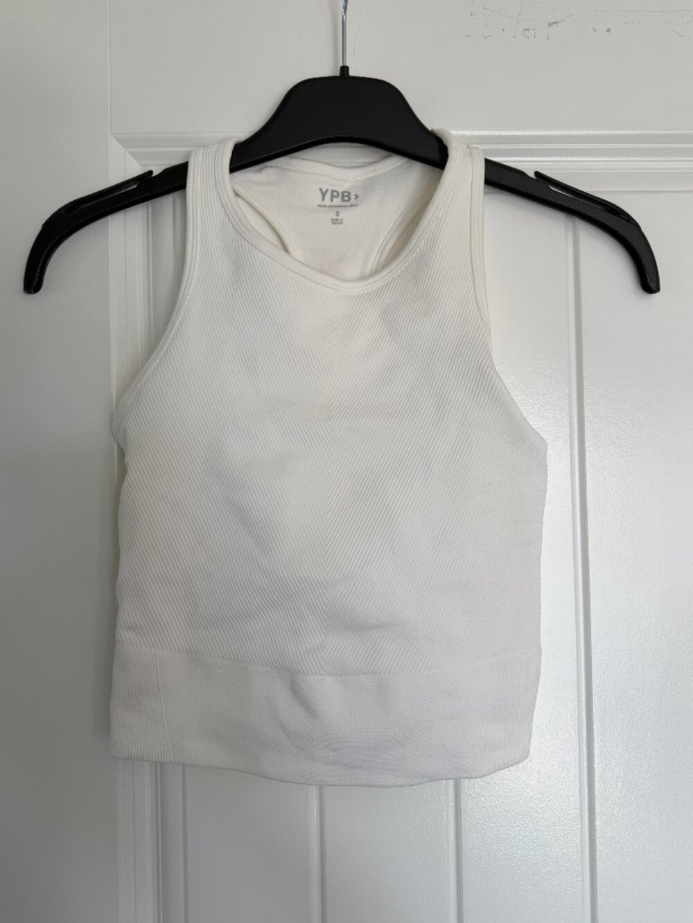 Abercrombie YPB White Racerback Active Tank Top | Size S
